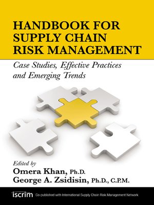 cover image of Handbook for Supply Chain Risk Management